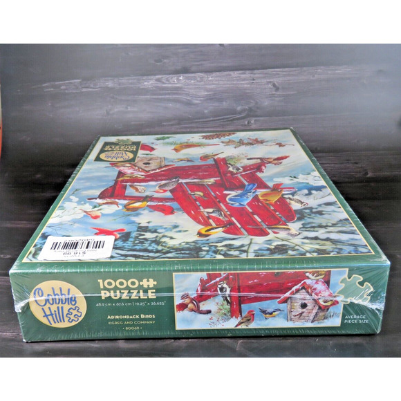 Adirondack Birds Winter Cobble Hill Jigsaw Puzzle 1000 Pcs. Holiday Wildbird NEW - Picture 9 of 16
